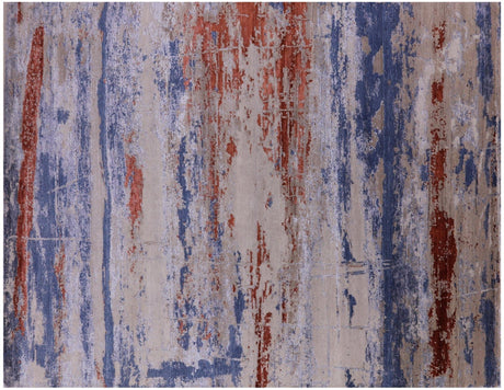 Modern Wool & Silk Handmade Rug - Manhattan Rugs