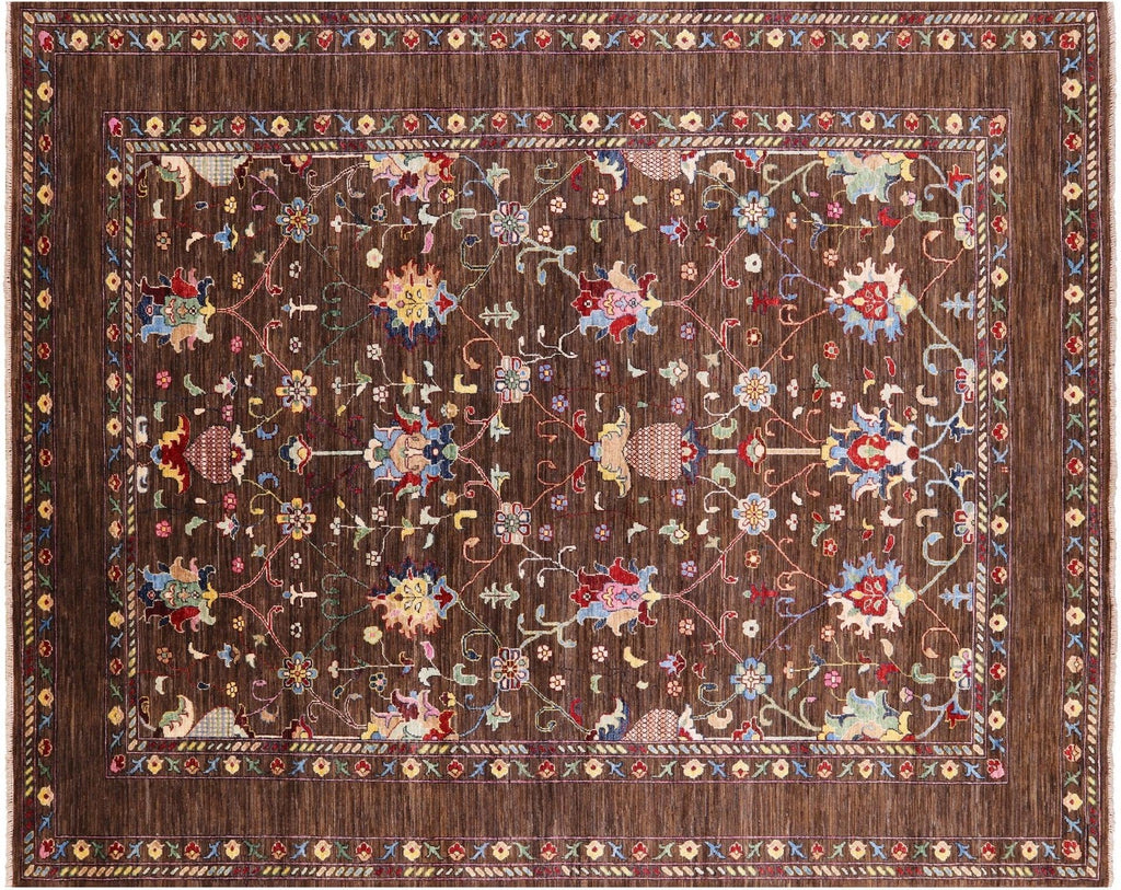Persian Tabriz Hand-Knotted Wool Rug - Manhattan Rugs