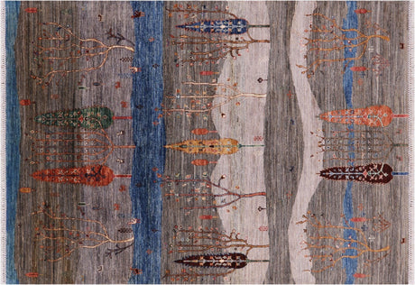 Persian Gabbeh Tribal Handmade Rug - Manhattan Rugs