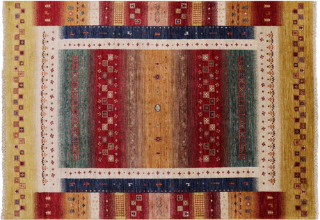 Hand Knotted Persian Gabbeh Tribal Rug - Manhattan Rugs