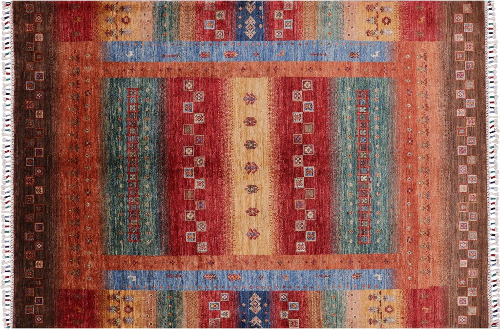 Tribal Persian Gabbeh Hand Knotted Rug - Manhattan Rugs