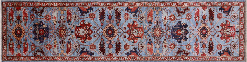 Runner Hand-Knotted Persian Fine Serapi Rug - Manhattan Rugs