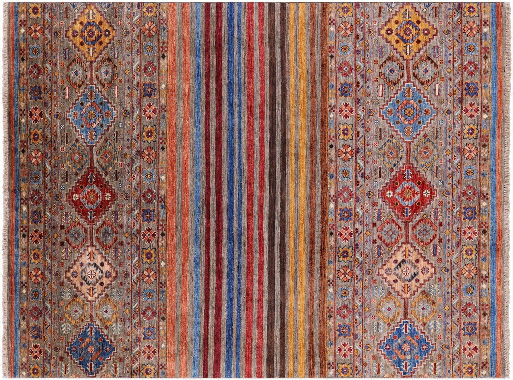 Super Kazak Khorjin Hand-Knotted Rug - Manhattan Rugs