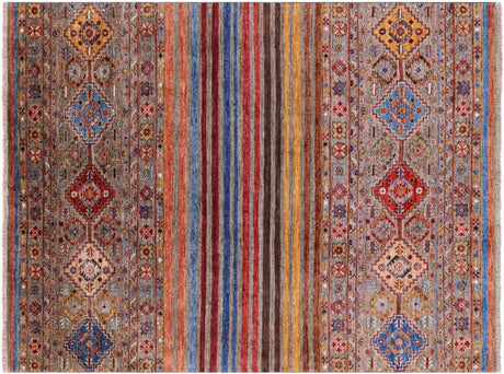 Super Kazak Khorjin Hand-Knotted Rug - Manhattan Rugs