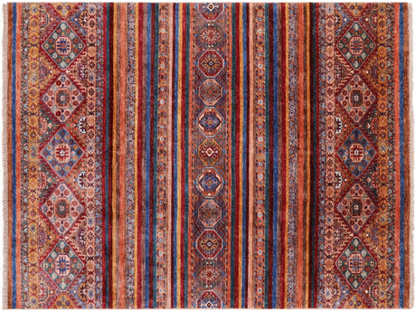 Hand-Knotted Super Kazak Khorjin Rug - Manhattan Rugs