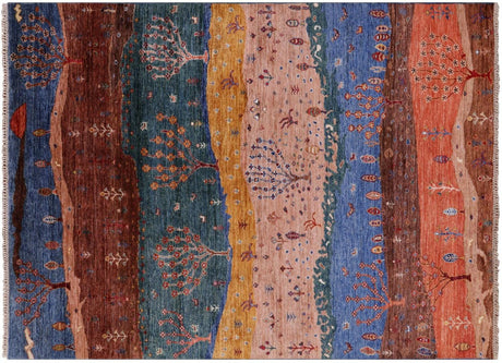 Persian Gabbeh Tribal Handmade Rug - Manhattan Rugs