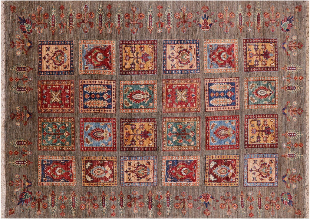 Persian Gabbeh Tribal Handmade Wool Rug - Manhattan Rugs