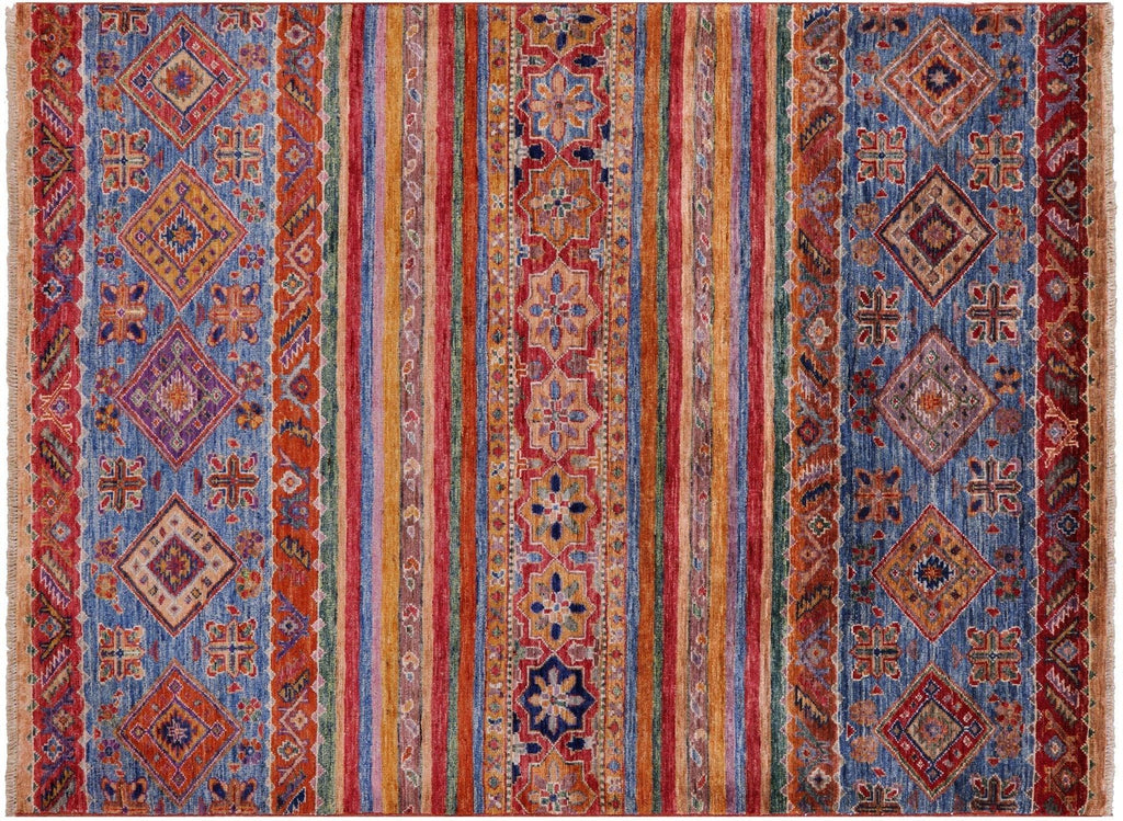 Hand Knotted Khorjin Super Kazak Rug - Manhattan Rugs