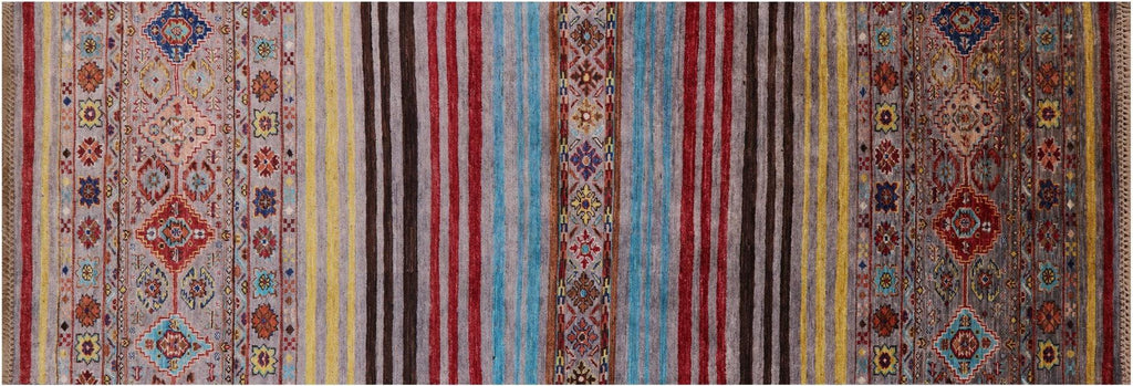 Hand-Knotted Super Kazak Khorjin Runner Rug - Manhattan Rugs