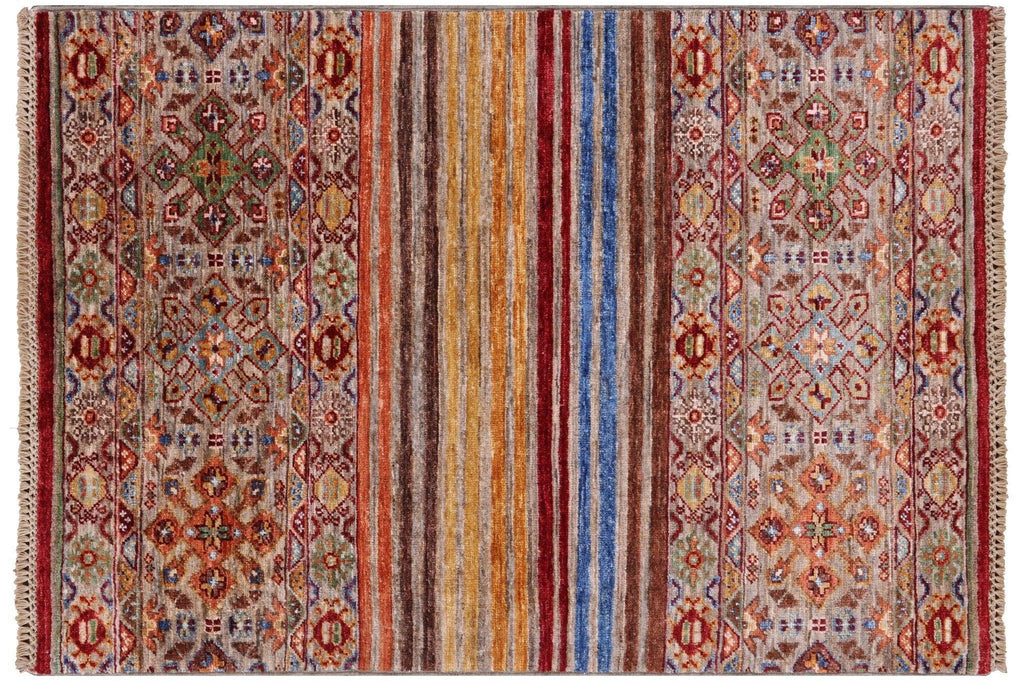Khorjin Super Kazak Hand Knotted Wool Rug - Manhattan Rugs