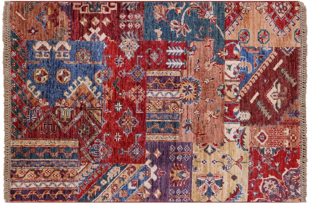 Super Kazak Hand Knotted Wool Rug - Manhattan Rugs