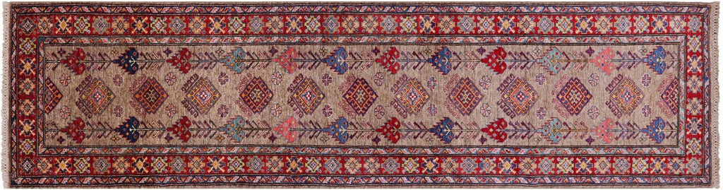 Super Kazak Hand Knotted Wool Runner Rug - Manhattan Rugs