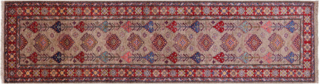 Super Kazak Hand Knotted Wool Runner Rug - Manhattan Rugs