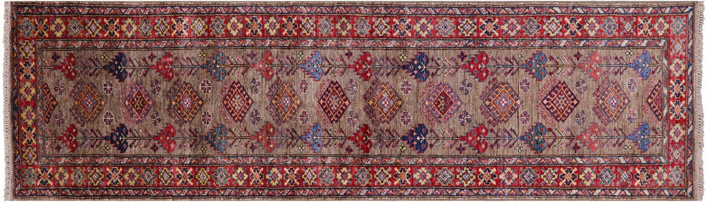 Runner Super Kazak Hand Knotted Wool Rug - Manhattan Rugs