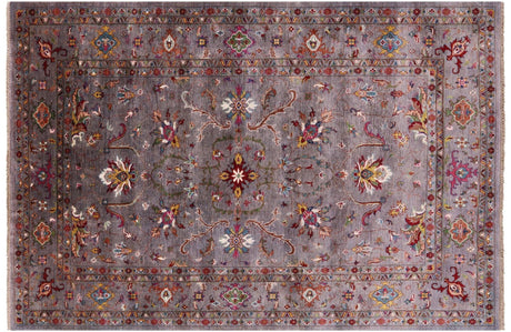 Persian Tabriz Hand-Knotted Wool Rug - Manhattan Rugs