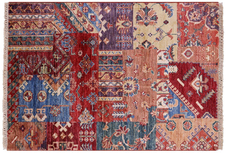 Super Kazak Hand Knotted Wool Rug - Manhattan Rugs