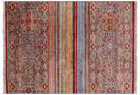 Super Kazak Khorjin Hand Knotted Wool Rug - Manhattan Rugs