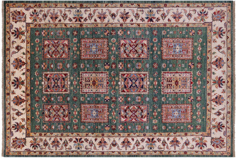 Super Kazak Hand Knotted Wool Rug - Manhattan Rugs
