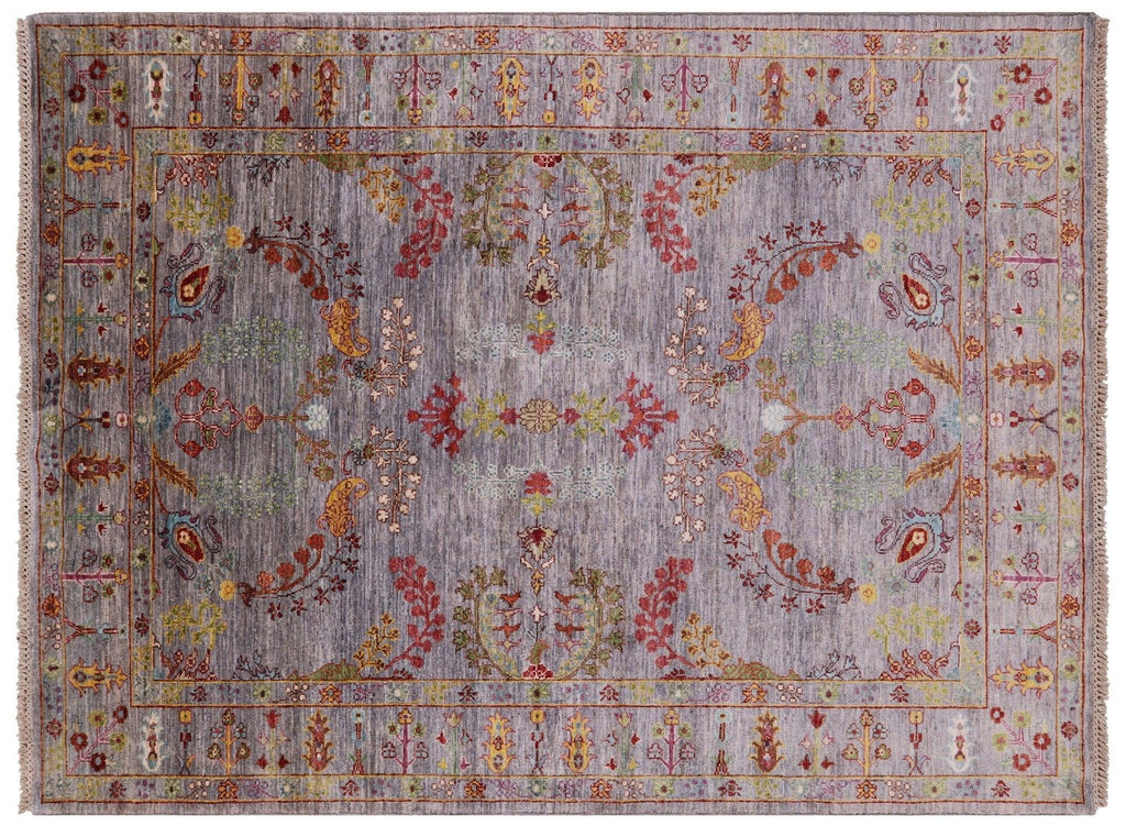 Persian Sarouk Hand Knotted Wool Rug - Manhattan Rugs