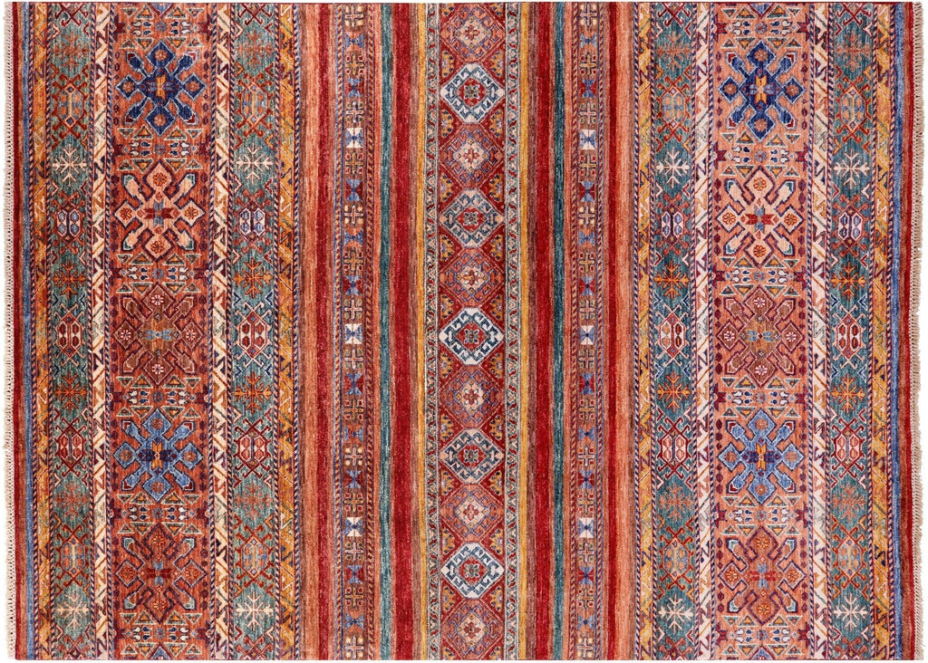 Super Kazak Khorjin Hand Knotted Rug - Manhattan Rugs