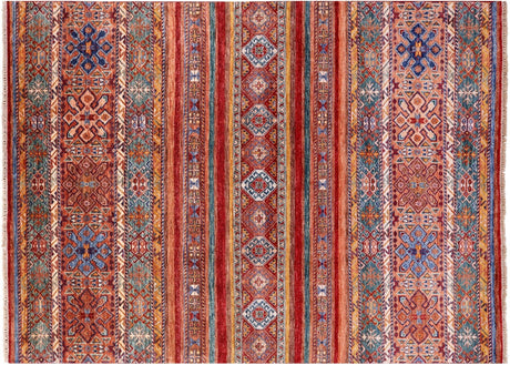 Super Kazak Khorjin Hand Knotted Rug - Manhattan Rugs
