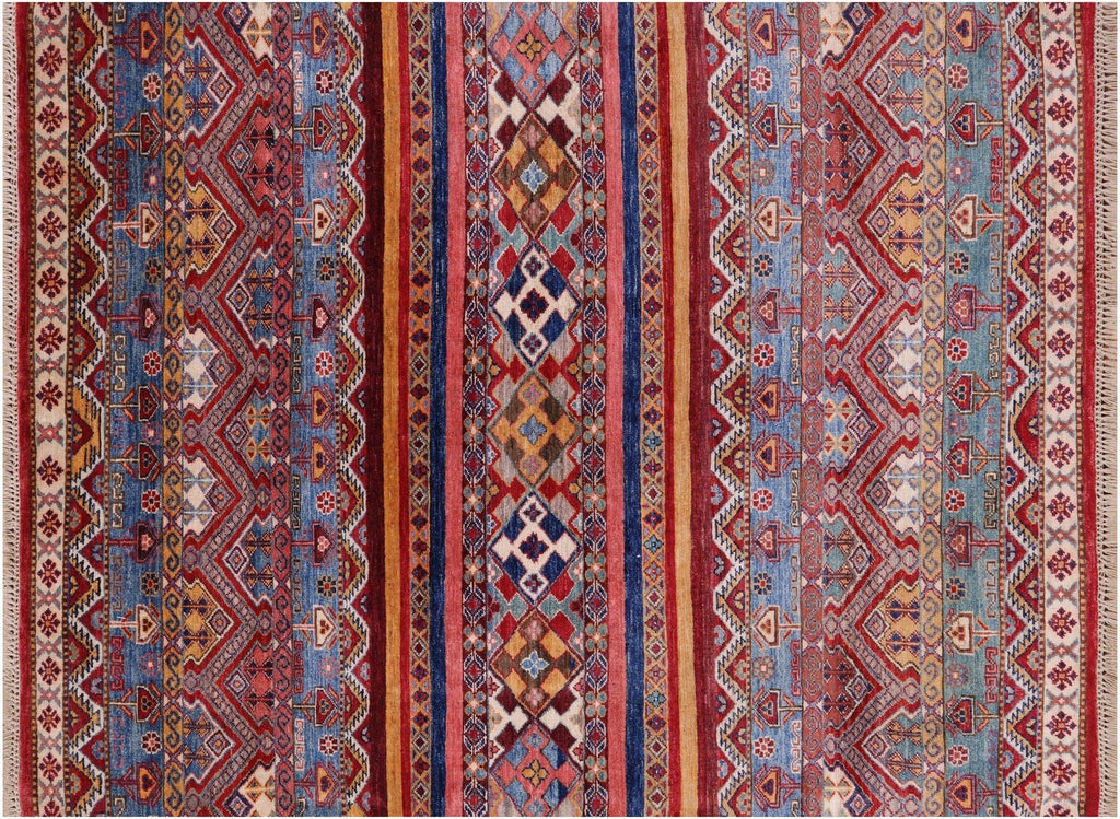 Super Kazak Khorjin Hand-Knotted Rug - Manhattan Rugs