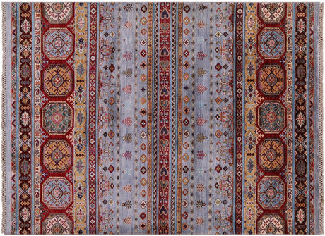 Hand Knotted Khorjin Super Kazak Rug - Manhattan Rugs