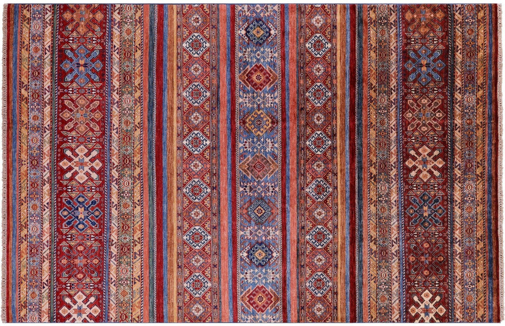 Hand Knotted Tribal Khorjin Wool Rug - Manhattan Rugs