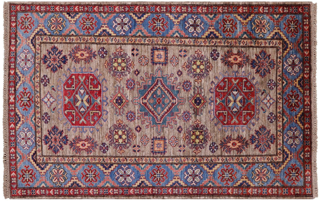 Super Kazak Handmade Wool Rug - Manhattan Rugs