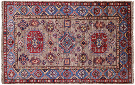 Super Kazak Handmade Wool Rug - Manhattan Rugs