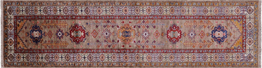 Runner Super Kazak Hand Knotted Wool Rug - Manhattan Rugs