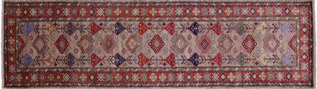 Runner Super Kazak Hand Knotted Wool Rug - Manhattan Rugs