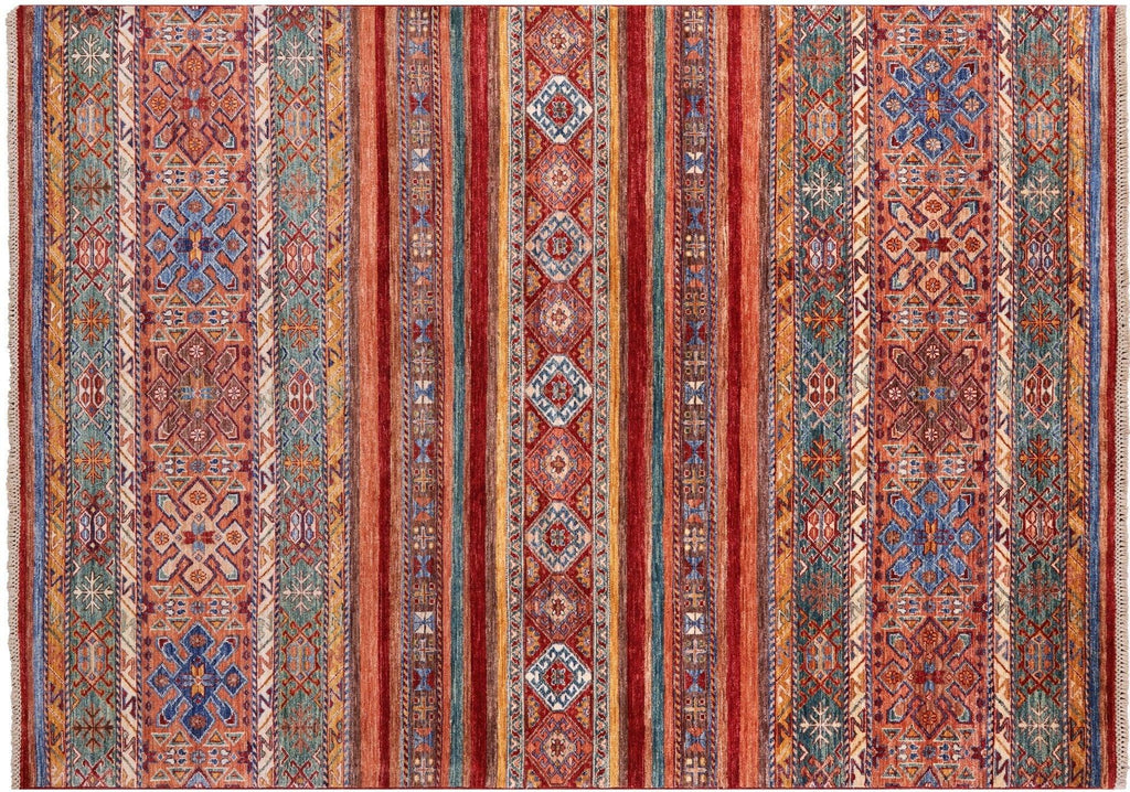 Handmade Khorjin Super Kazak Wool Rug - Manhattan Rugs