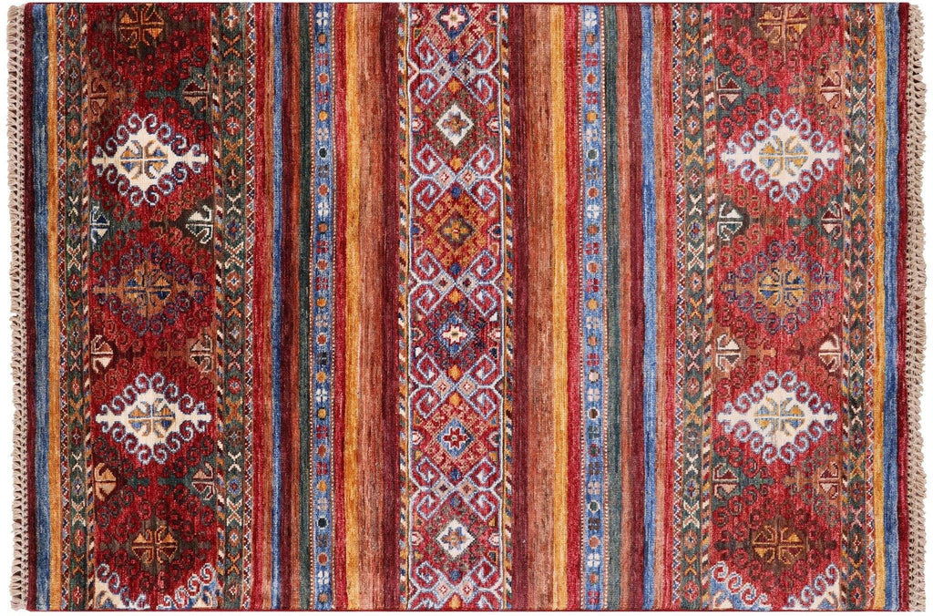 Khorjin Super Kazak Handmade Rug - Manhattan Rugs