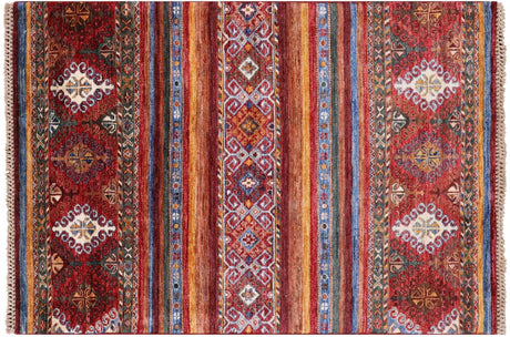 Khorjin Super Kazak Handmade Rug - Manhattan Rugs