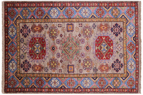 Handmade Super Kazak Wool Rug - Manhattan Rugs