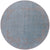 Round Modern Wool & Silk Hand Knotted Rug - Manhattan Rugs