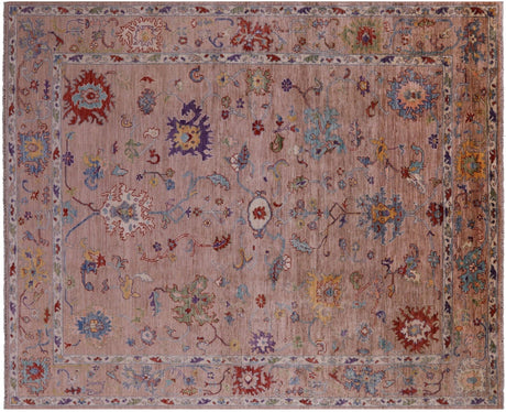Oushak Hand-Knotted Wool Rug - Manhattan Rugs