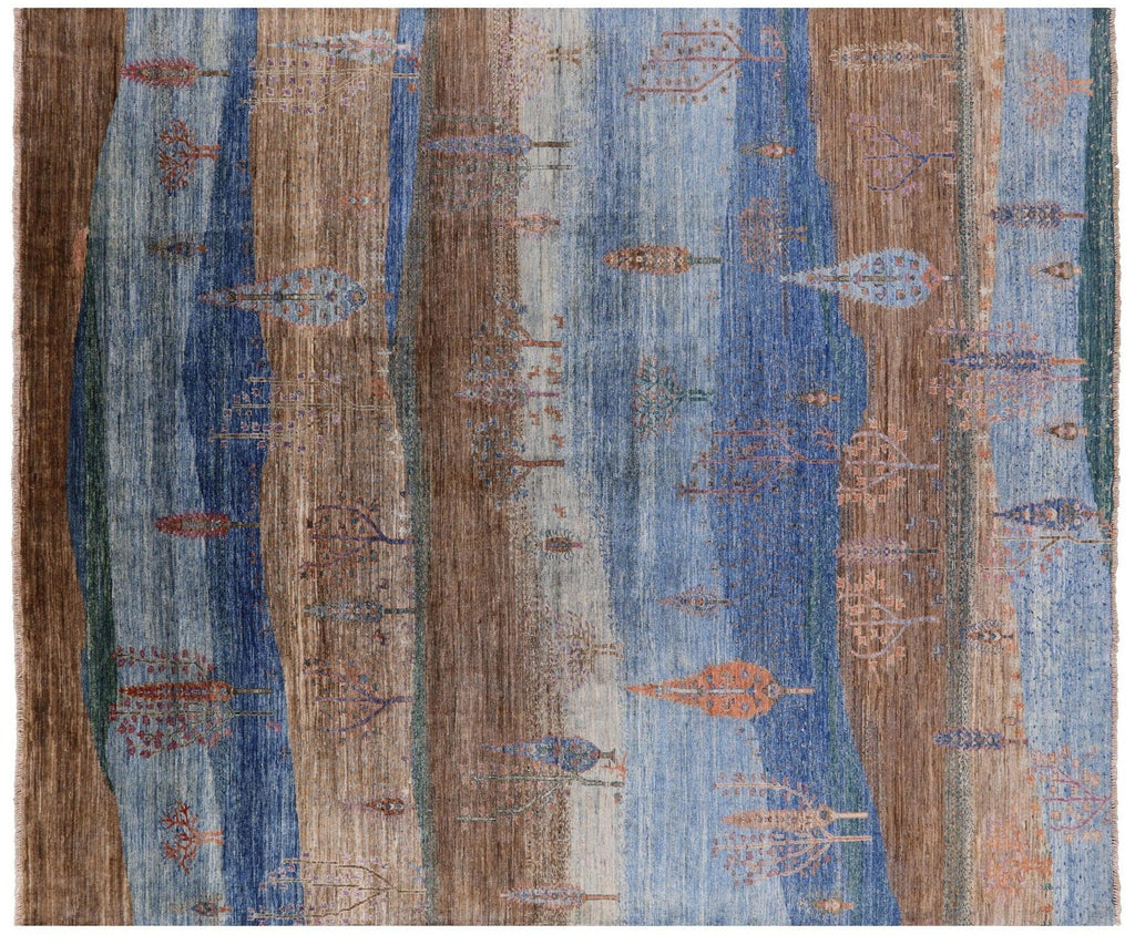 Tribal Persian Gabbeh Hand-Knotted Wool Rug - Manhattan Rugs