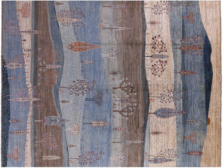 Handmade Persian Gabbeh Tribal Wool Rug - Manhattan Rugs