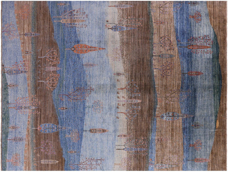 Persian Gabbeh Tribal Handmade Wool Rug - Manhattan Rugs