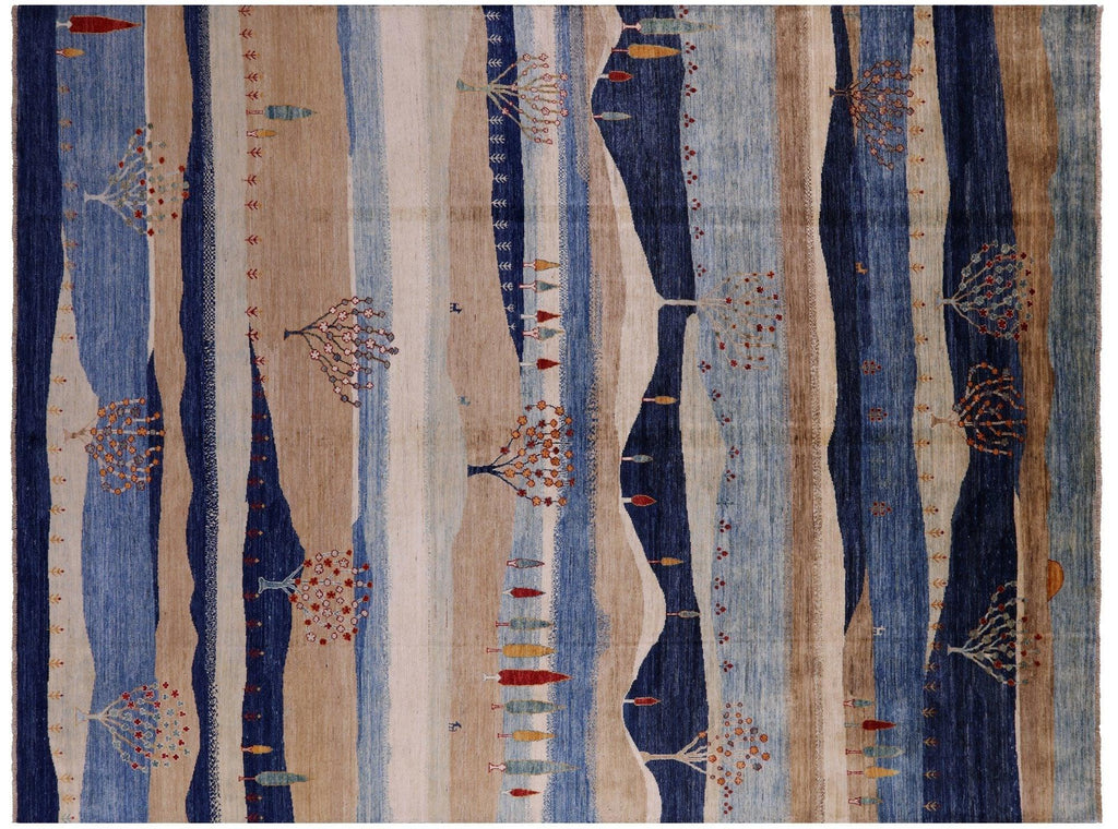 Hand Knotted Tribal Persian Gabbeh Rug - Manhattan Rugs