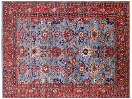 Hand Knotted Persian Fine Serapi Wool Rug - Manhattan Rugs