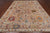 9' 1" X 11' 10" Turkish Oushak Handmade Wool Rug - Q8012