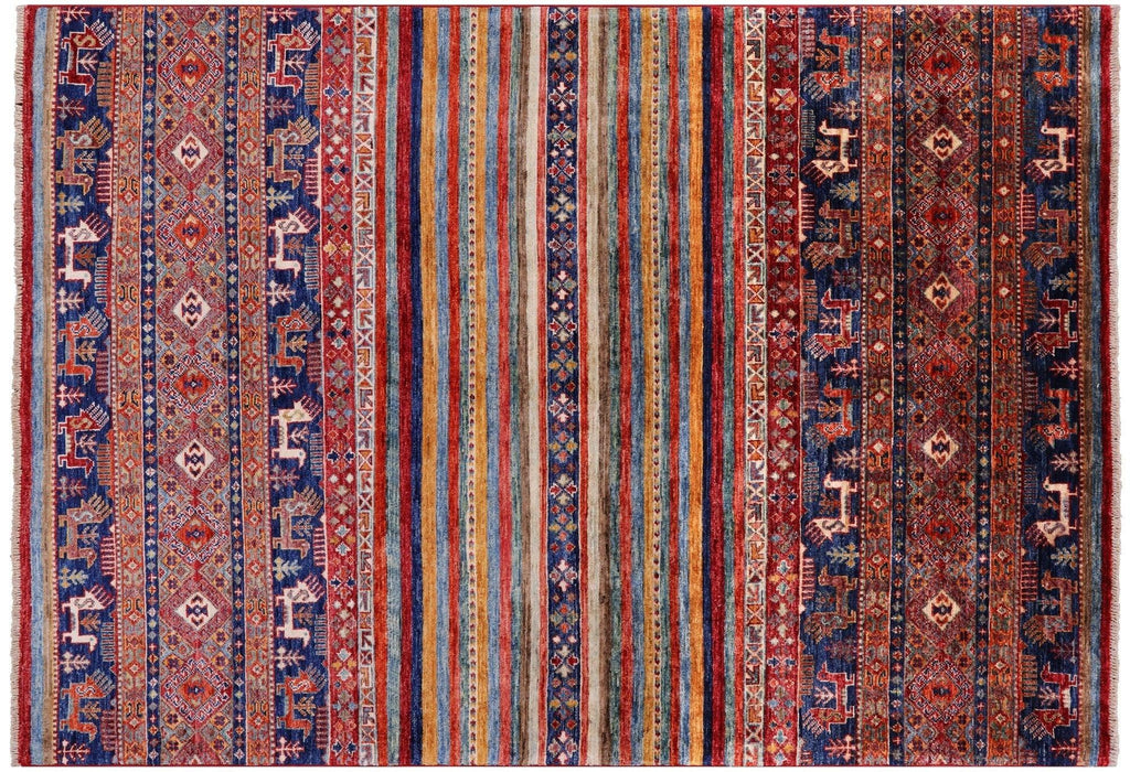 Persian Gabbeh Tribal Hand Knotted Rug - Manhattan Rugs