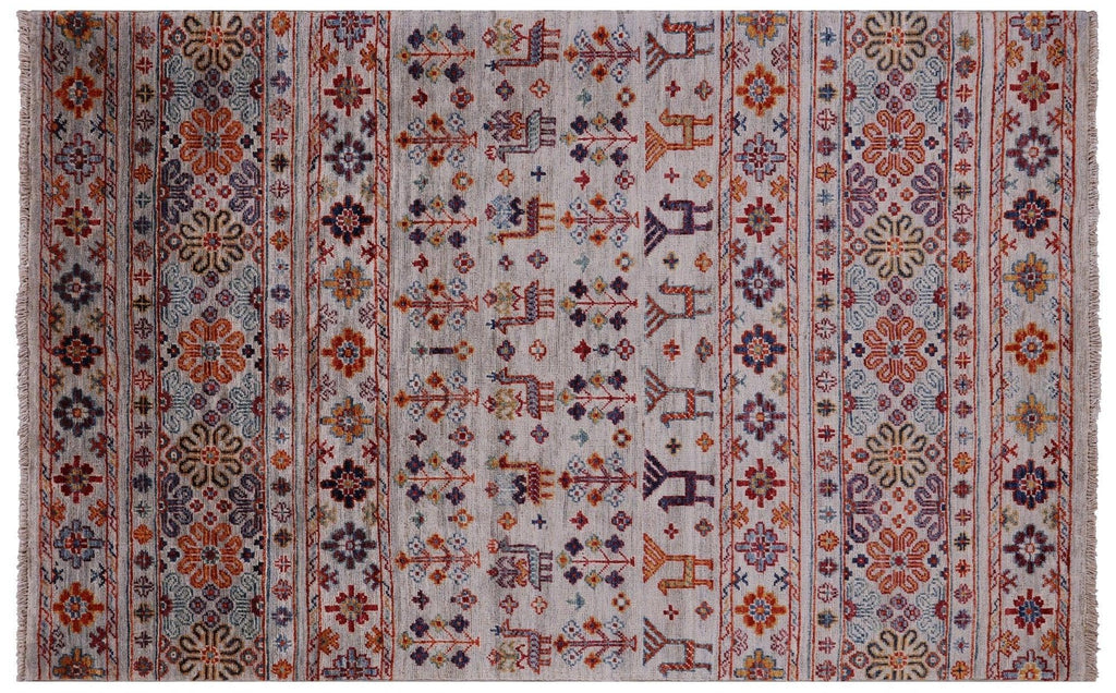 Persian Gabbeh Tribal Hand Knottted Wool Rug - Manhattan Rugs