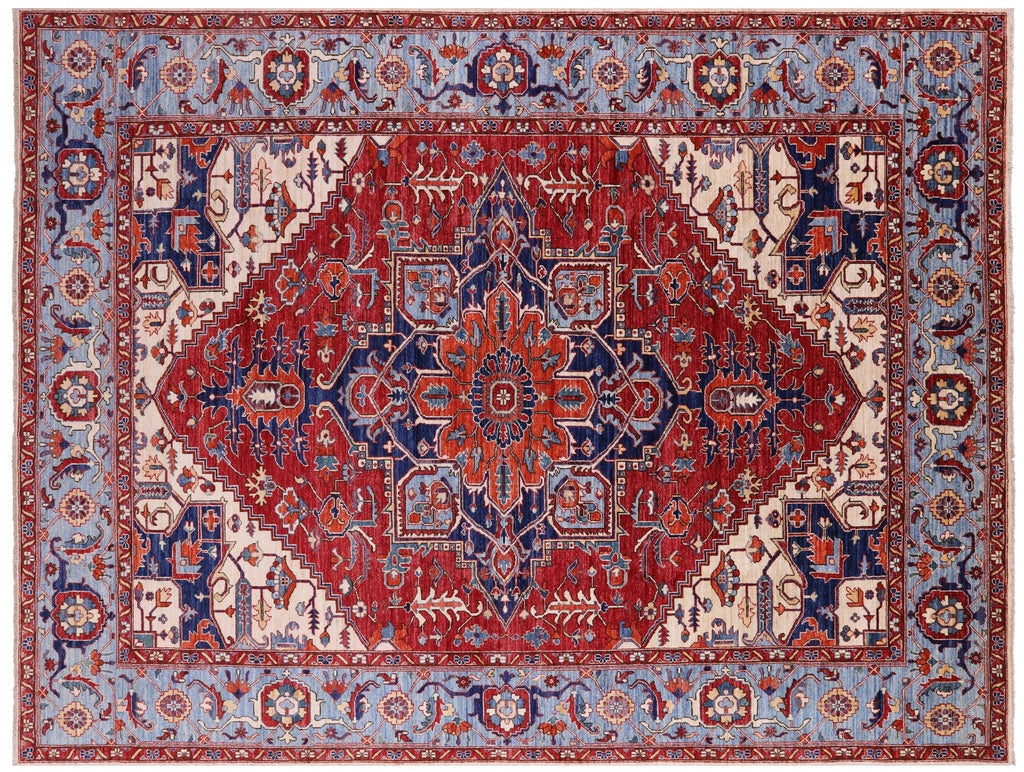 Persian Fine Serapi Hand Knotted Wool Rug - Manhattan Rugs
