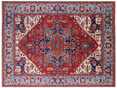 Persian Fine Serapi Hand Knotted Wool Rug - Manhattan Rugs