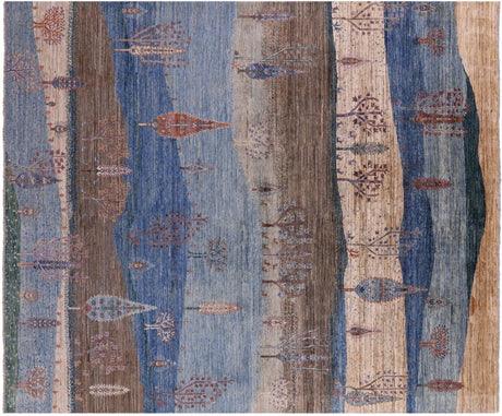 Persian Gabbeh Tribal Hand-Knotted Rug - Manhattan Rugs