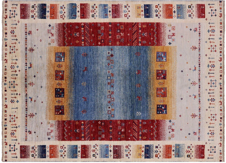 Tribal Persian Gabbeh Handmade Wool Rug - Manhattan Rugs